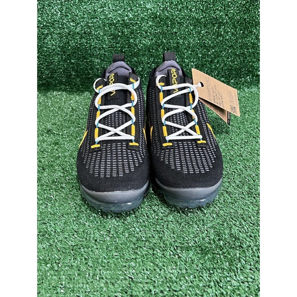 Nike Air Vapormax 2021 FK Black University Gold White [DH4086-001] - Picture 3 of 9